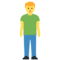 Man Standing emoji on Twitter